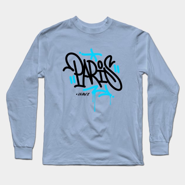 Paris Graffiti Tee! Long Sleeve T-Shirt by SocietyTwentyThree